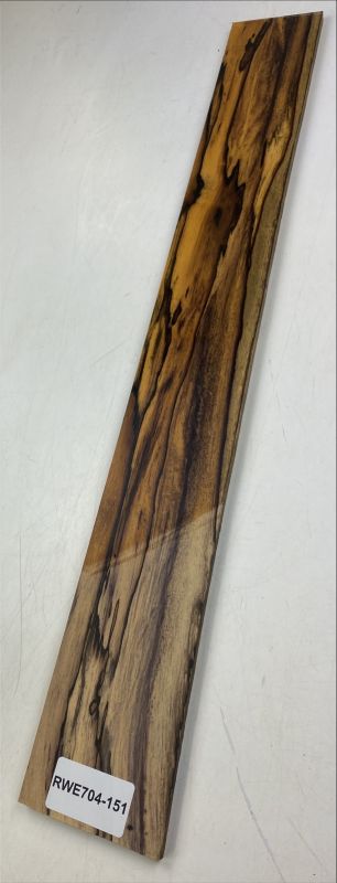 Fretboard Royal White Ebony, 720x89x10mm, Unique Piece #151